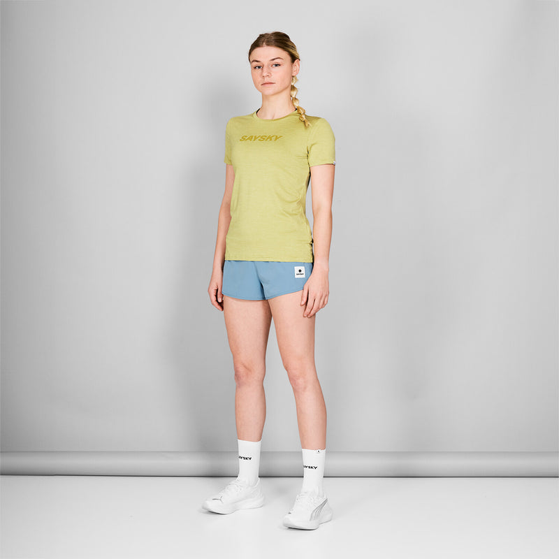 Saysky Logo Pace T-Shirt Grün 3008 NWRSS20C3008