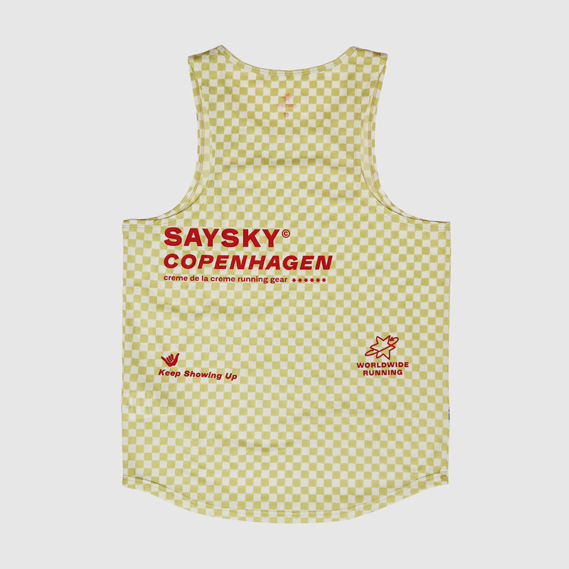 Saysky Checker Combat Singlet Grün Checker 1034 NMRSI31C1034