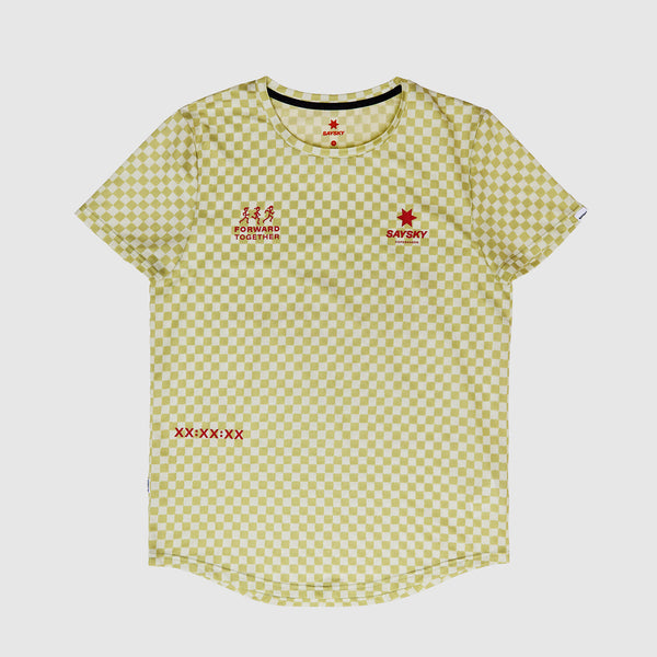 Saysky Checker Combat T-Shirt Grün Checker 1034 NMRSS31C1034