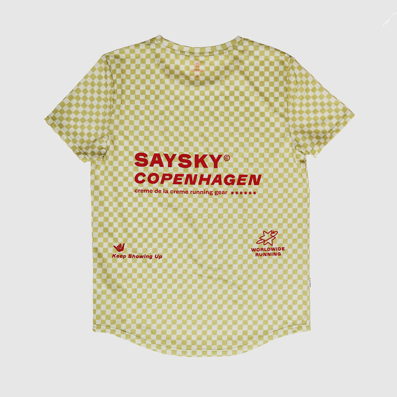 Saysky Checker Combat T-Shirt Grün Checker 1034 NMRSS31C1034