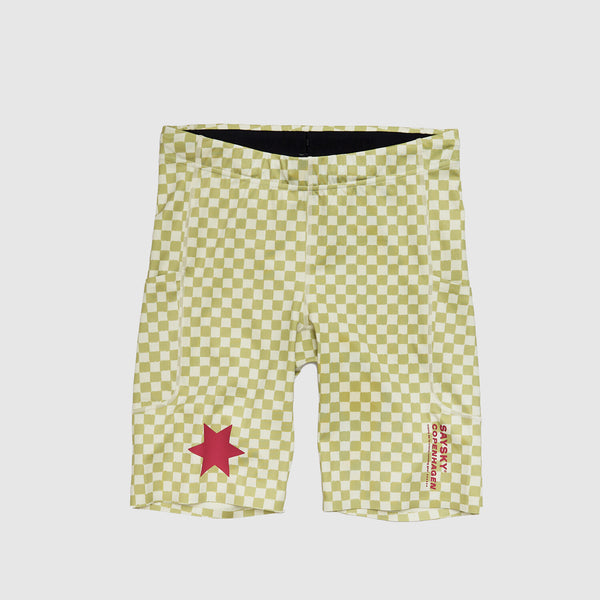 Saysky Checker Combat+ Short Tights 9" Grün Checker 1034 NMRST31C1034