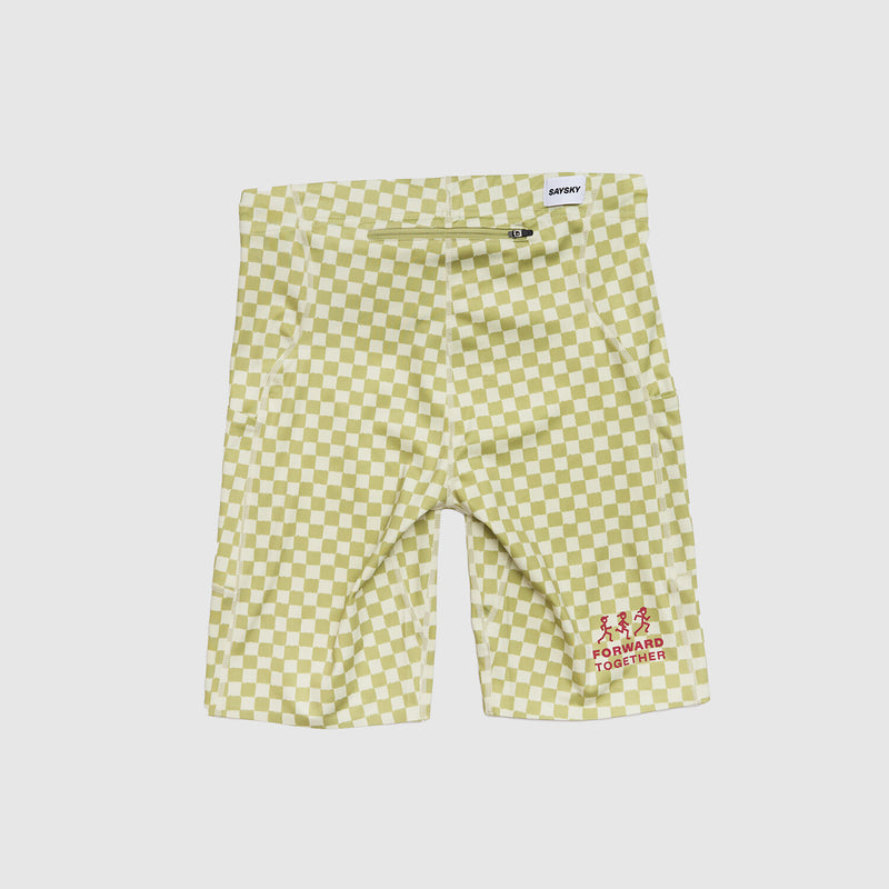 Saysky Checker Combat+ Short Tights 9" Grün Checker 1034 NMRST31C1034
