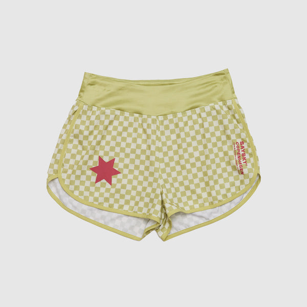 Saysky 2 in 1 Pace Shorts 3'' Grün Checker 1034 NWRSH23C1034