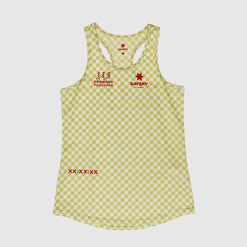 Saysky Checker Combat Singlet Grün Checker 1034 NWRSI31C1034