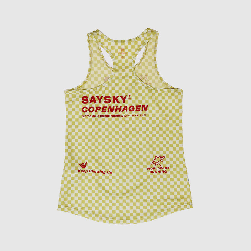 Saysky Checker Combat Singlet Grün Checker 1034 NWRSI31C1034