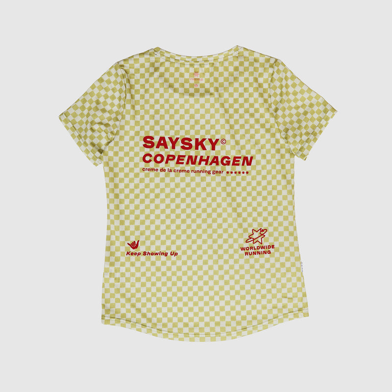 Saysky Checker Combat T-Shirt Grün Checker 1034 NWRSS31C1034