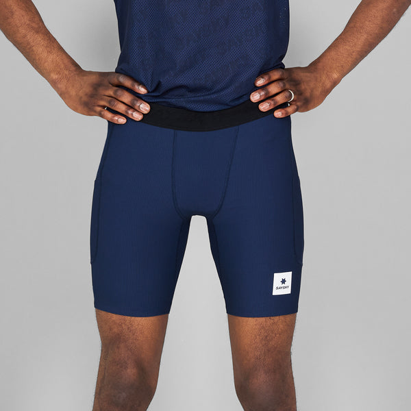 Saysky Combat+ Rib Short Tights 8'' Blau 201 NMRST32C201