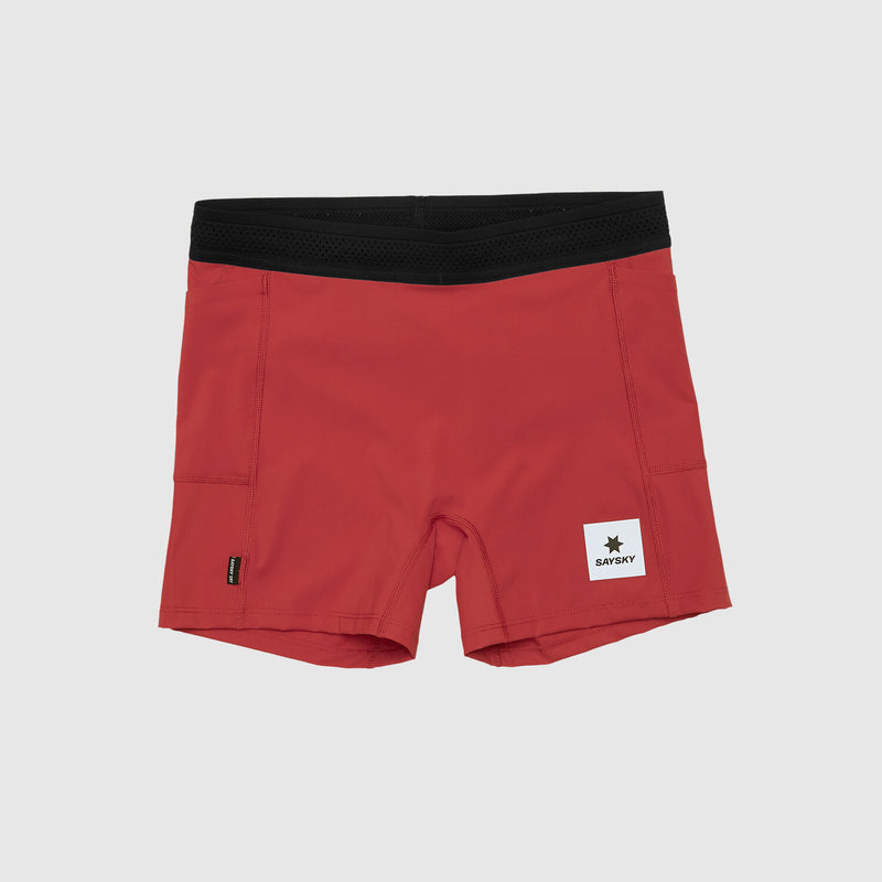 Saysky Flow+ Race Short Tights 4'' Rot 506 NWRST62C506