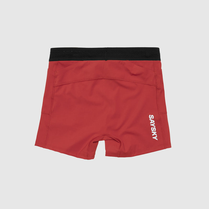 Saysky Flow+ Race Short Tights 4'' Rot 506 NWRST62C506