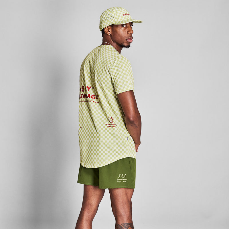Saysky Checker Combat T-Shirt Grün Checker 1034 NMRSS31C1034