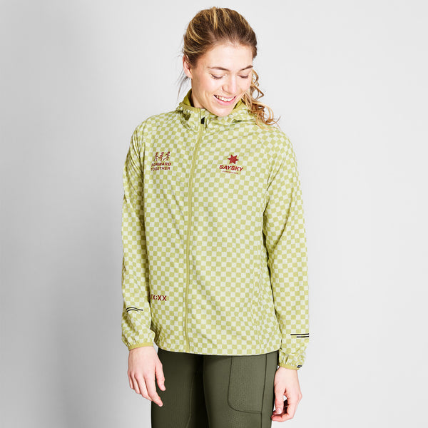 Saysky Checker Pace Jacket Grün Checker 1034 NWRJA21C1034