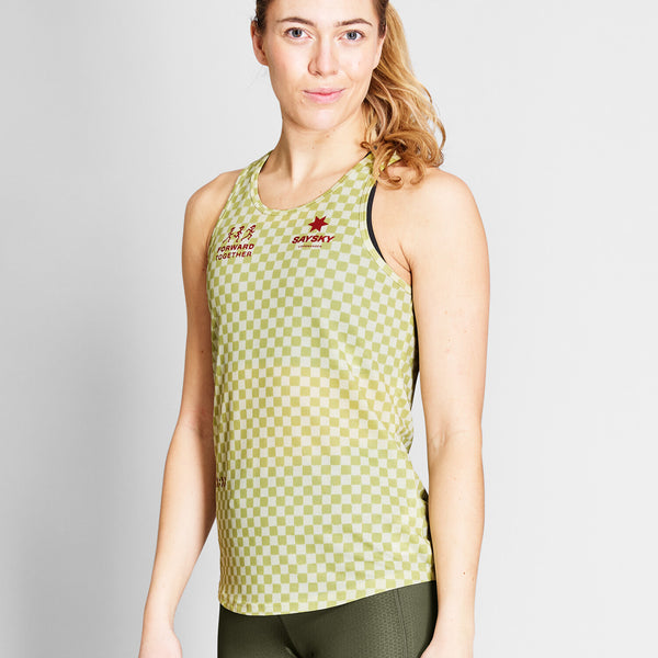 Saysky Checker Combat Singlet Grün Checker 1034 NWRSI31C1034