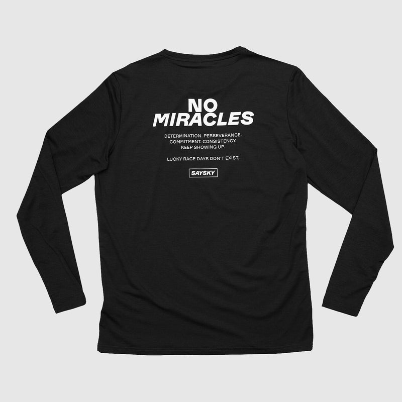Saysky Statement Pace Long Sleeve Schwarz 9001 NMRLS22C9001