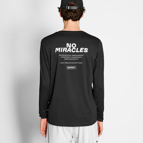 Saysky Statement Pace Long Sleeve Schwarz 9001 NMRLS22C9001