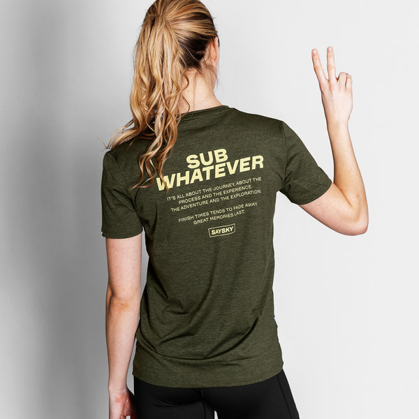 Saysky Statement Pace T-Shirt Grün 3001 NMRSS21C3001