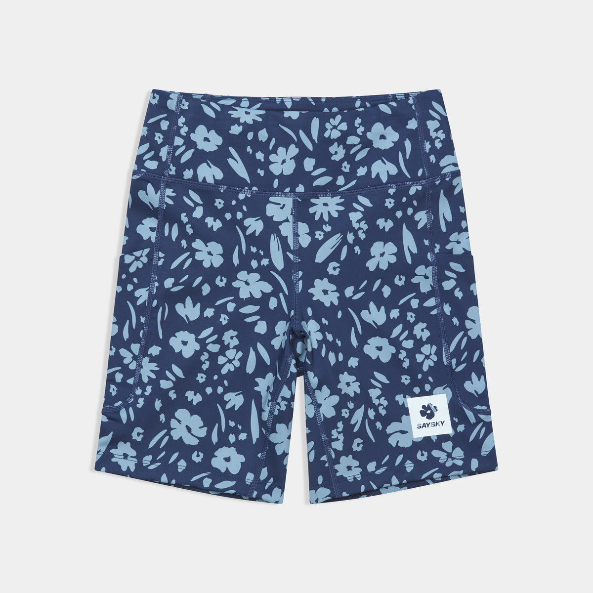 Saysky Flower Combat+ Short Tights 7\" Blau Flower 1065 SW55008