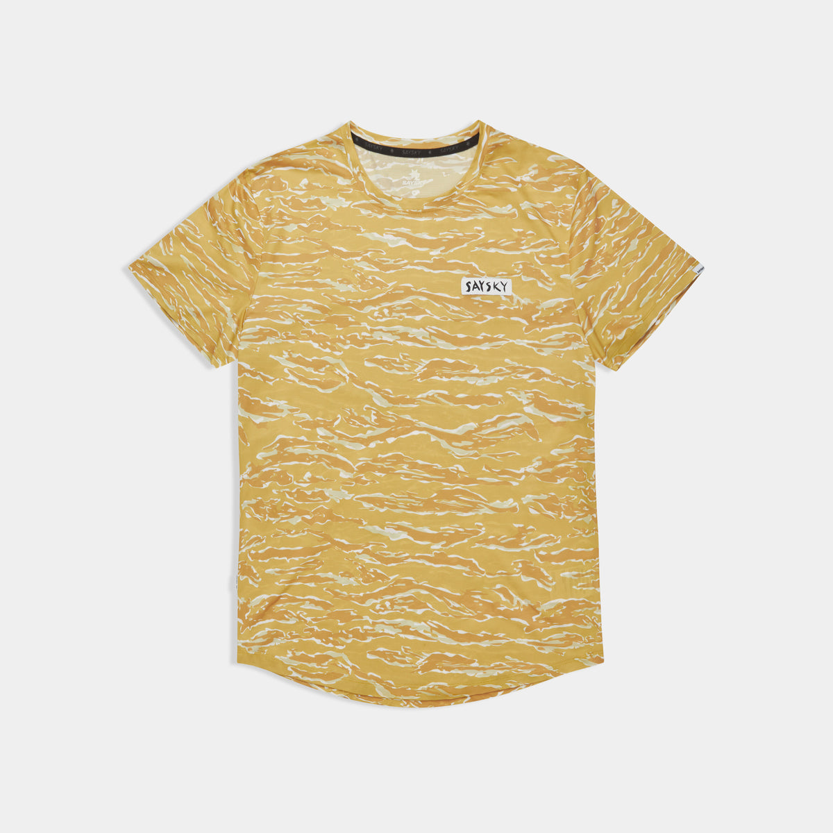 Saysky Tiger Combat T-Shirt Gelb Camo 1064 SM25007