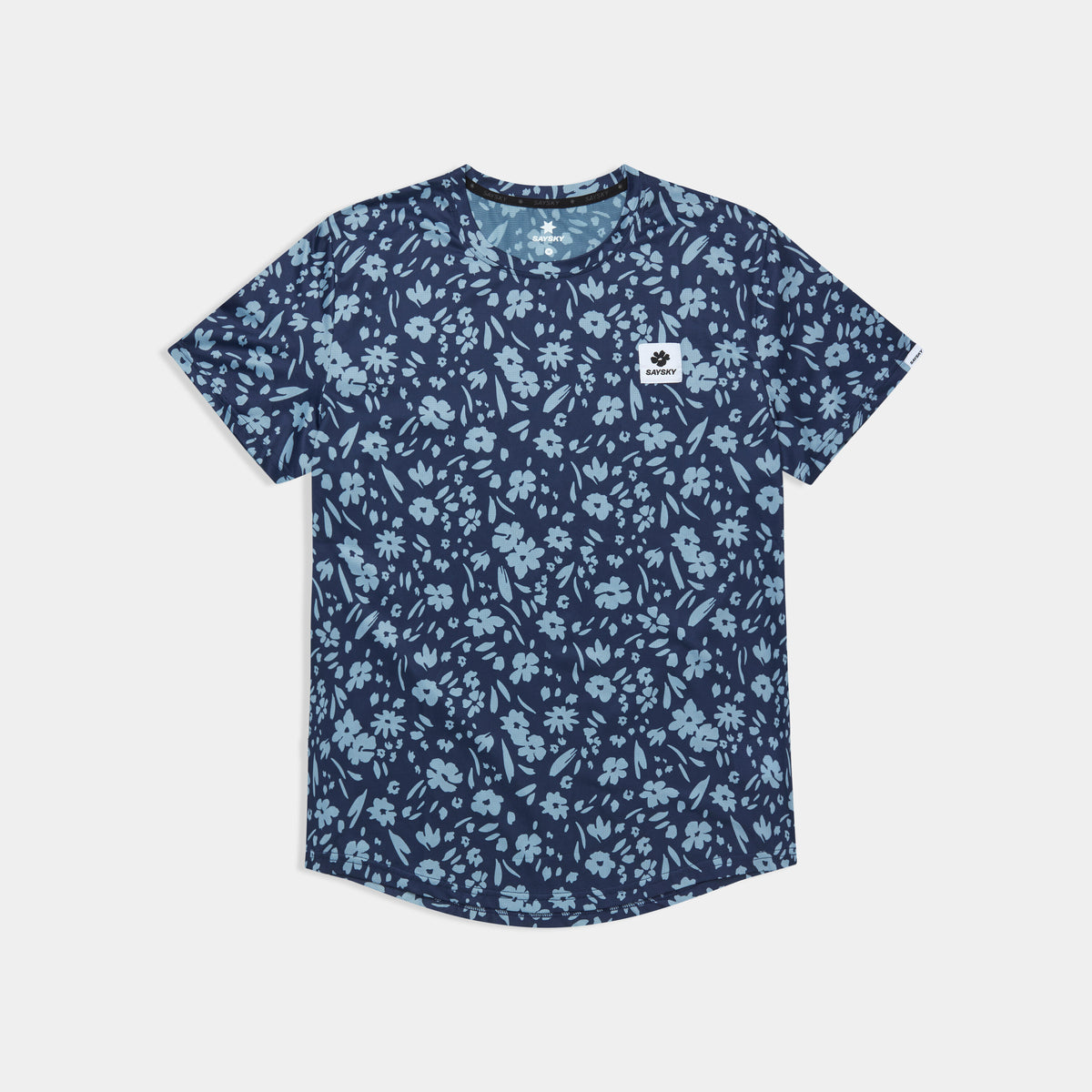 Saysky Flower Combat T-Shirt Blau Flower 1065 SM25012