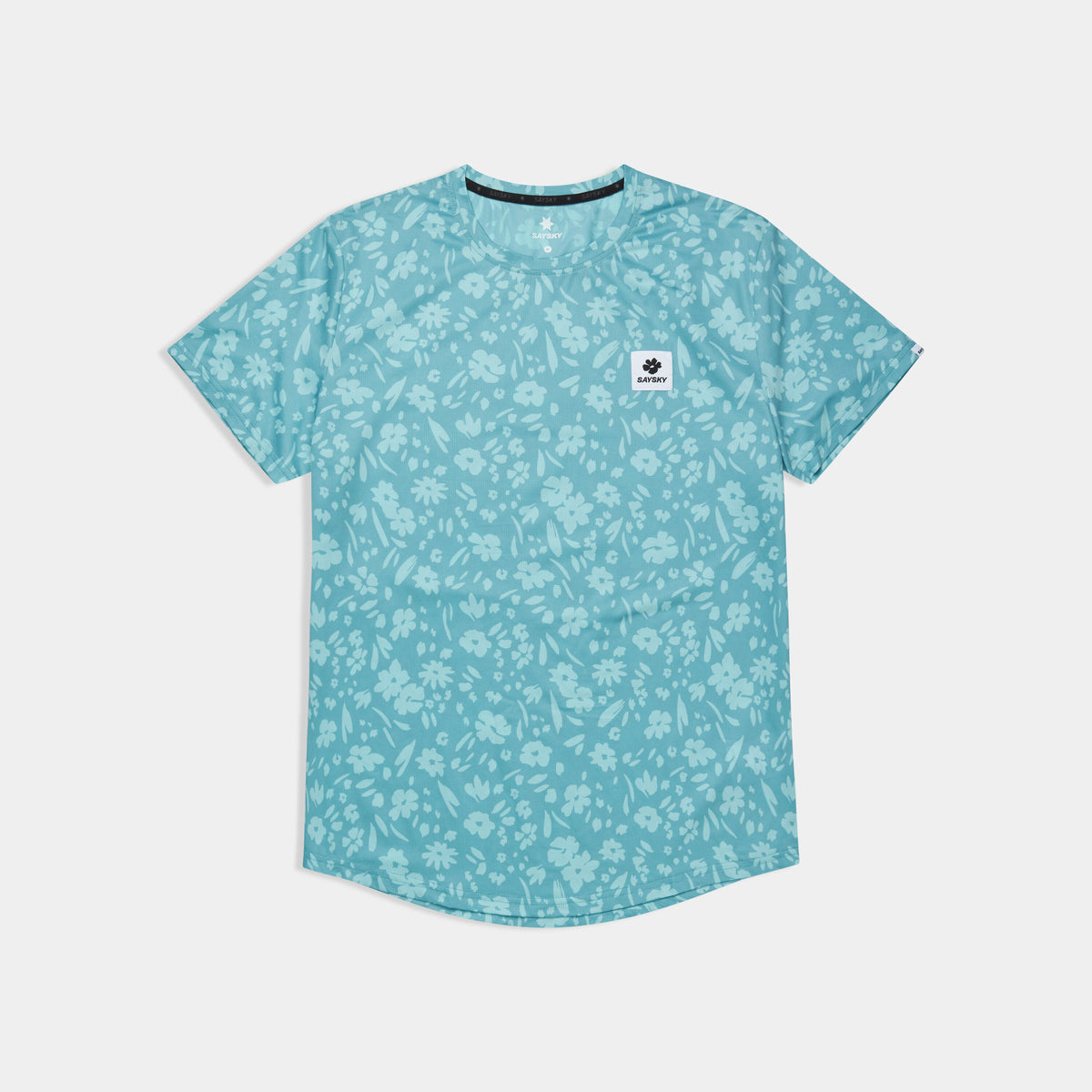 Saysky Flower Combat T-Shirt Hellblau Flower 1066 SM25012