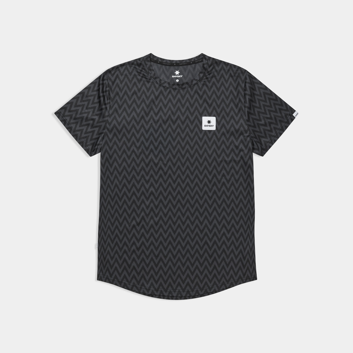 Saysky Zig Zag Combat T-Shirt Schwarz Zig Zag 1062 SM25026