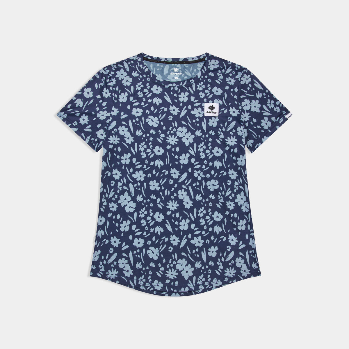 Saysky Flower Combat T-Shirt Blau Flower 1065 SW25010