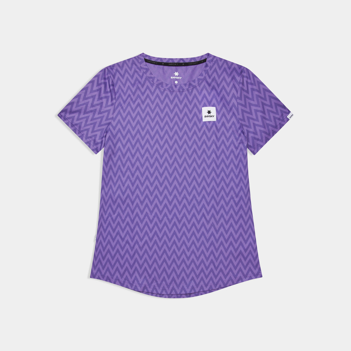 Saysky Zig Zag Combat T-Shirt Lila Zig Zag 1061 SW25012