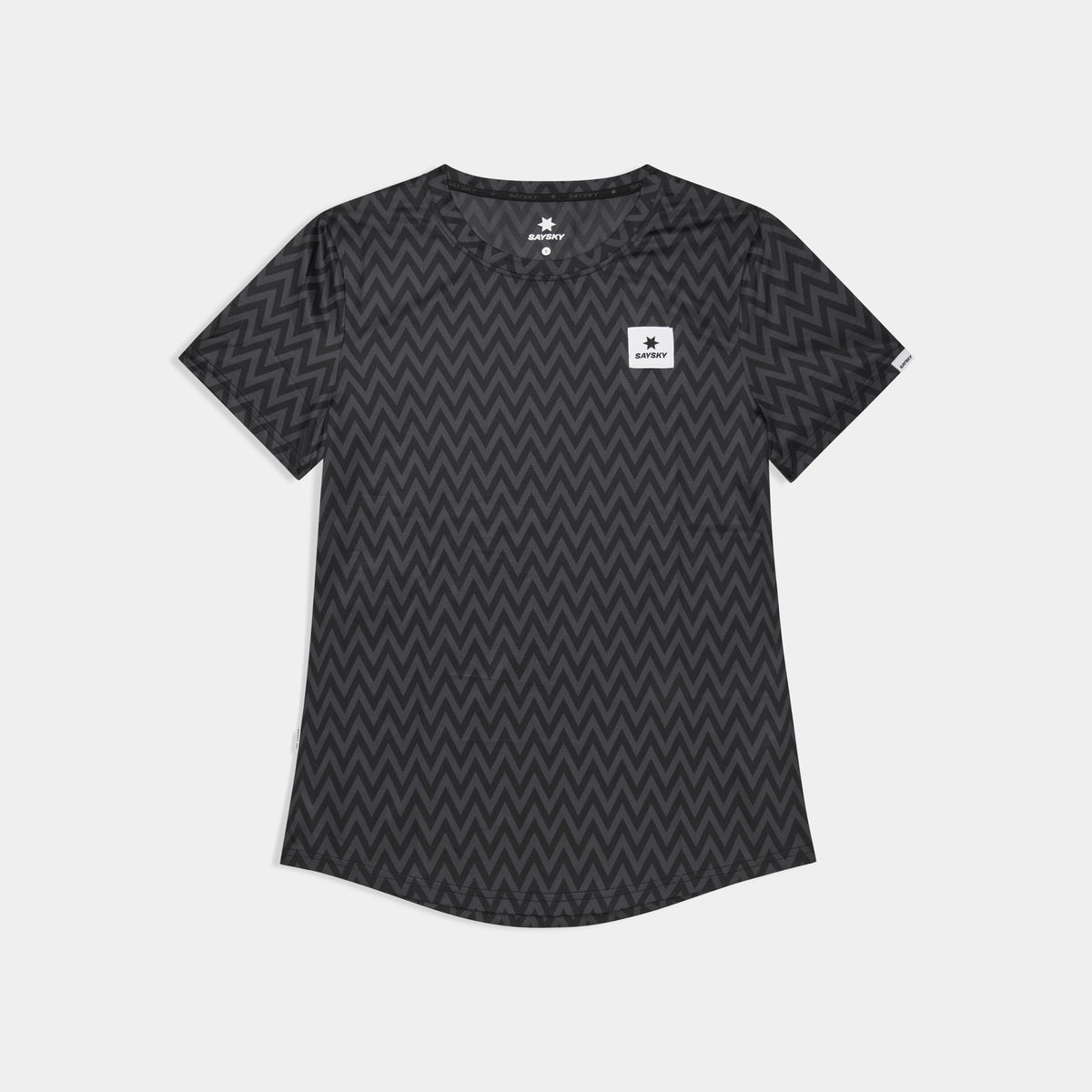 Saysky Zig Zag Combat T-Shirt Schwarz Zig Zag 1062 SW25012