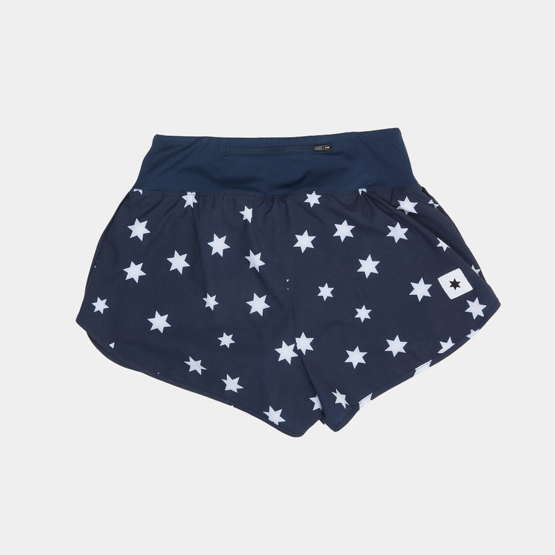 Saysky Star Pace Shorts 3" Blau/Weiß Stars 1028 NWRSH24C1028