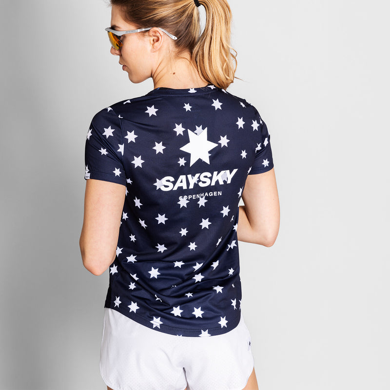 Saysky Star Combat T-Shirt Blau/Weiß Stars 1028 NWRSS31C1028