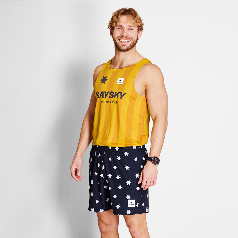 Saysky Star Pace Shorts 5'' Blau/Weiß Stars 1028 NMRSH21C1028