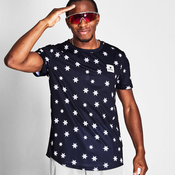 Saysky Star Combat T-Shirt Blau/Weiß Stars 1028 NMRSS31C1028