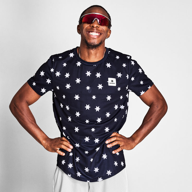 Saysky Star Combat T-Shirt Blau/Weiß Stars 1028 NMRSS31C1028