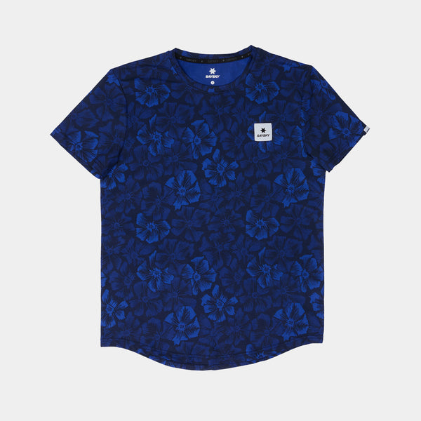 Saysky Flower Combat T-Shirt Blau Flower 1029 NMRSS31C1029