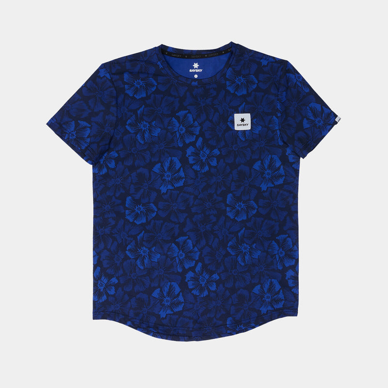 Saysky Flower Combat T-Shirt Blau Flower 1029 NMRSS31C1029