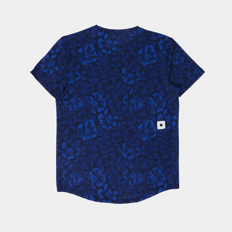 Saysky Flower Combat T-Shirt Blau Flower 1029 NMRSS31C1029