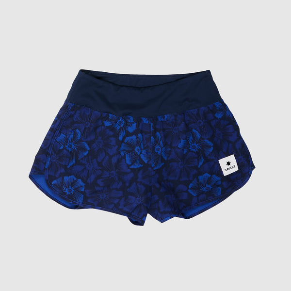 Saysky Flower Pace Shorts 3" Blau Flower 1029 NWRSH24C1029