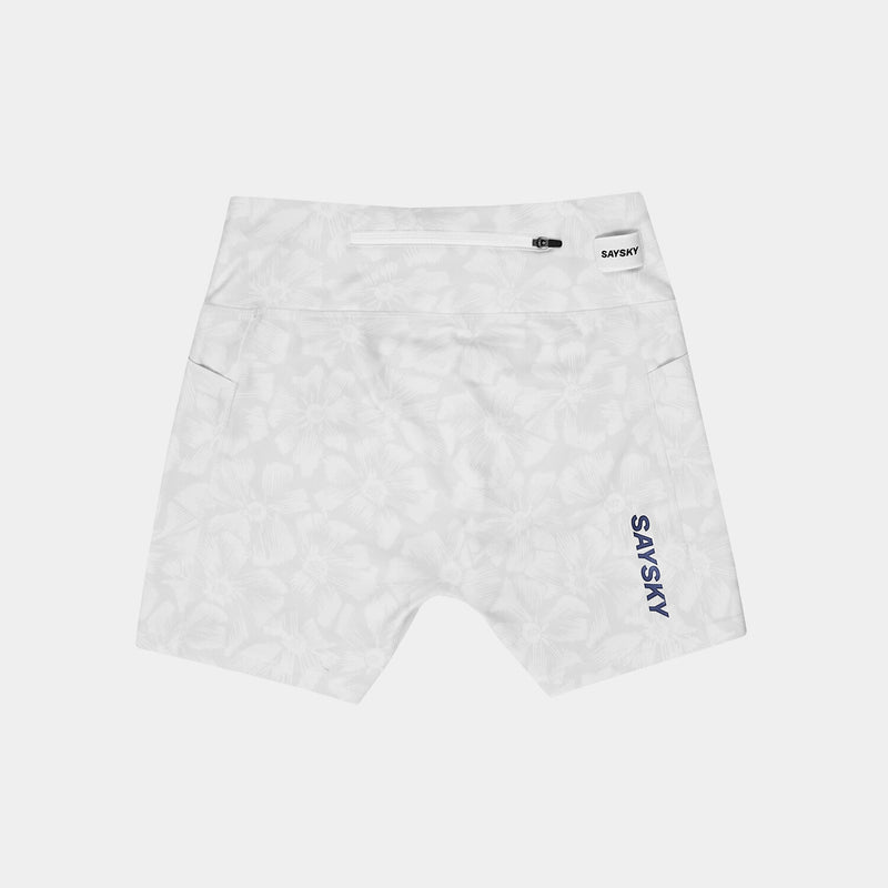 Saysky Flower Combat+ Short Tights 4" Weiß Flower 1030 NWRST31C1030
