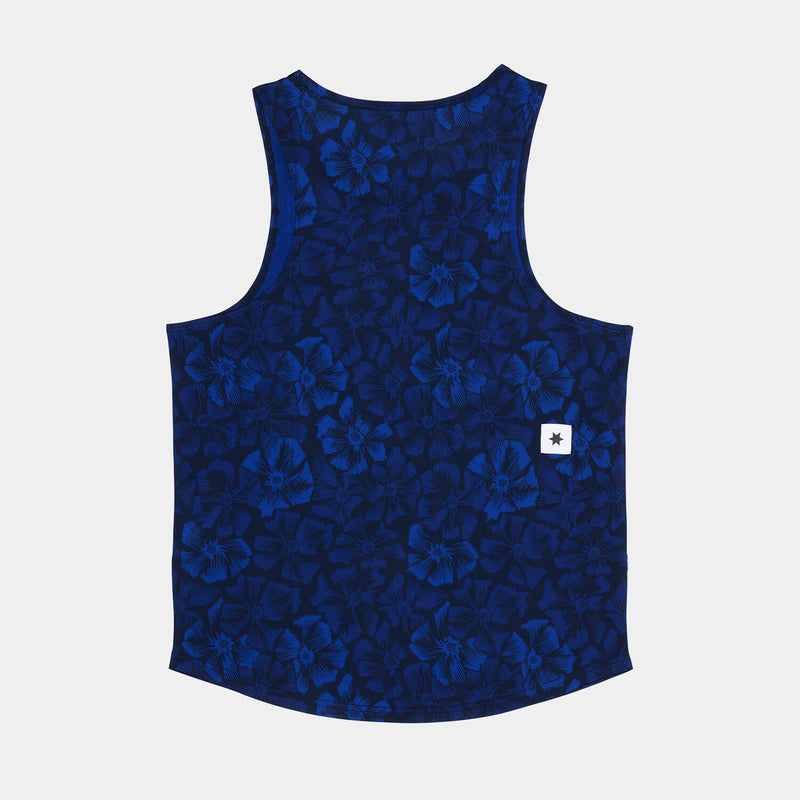 Saysky Flower Combat Singlet Blau Flower 1029 NMRSI31C1029