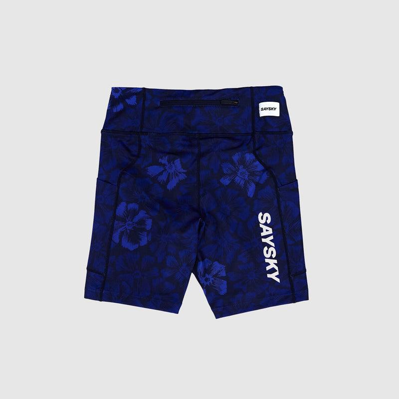 Saysky Flower Combat+ Short Tights 7" Blau Flower 1029 NWRST30C1029