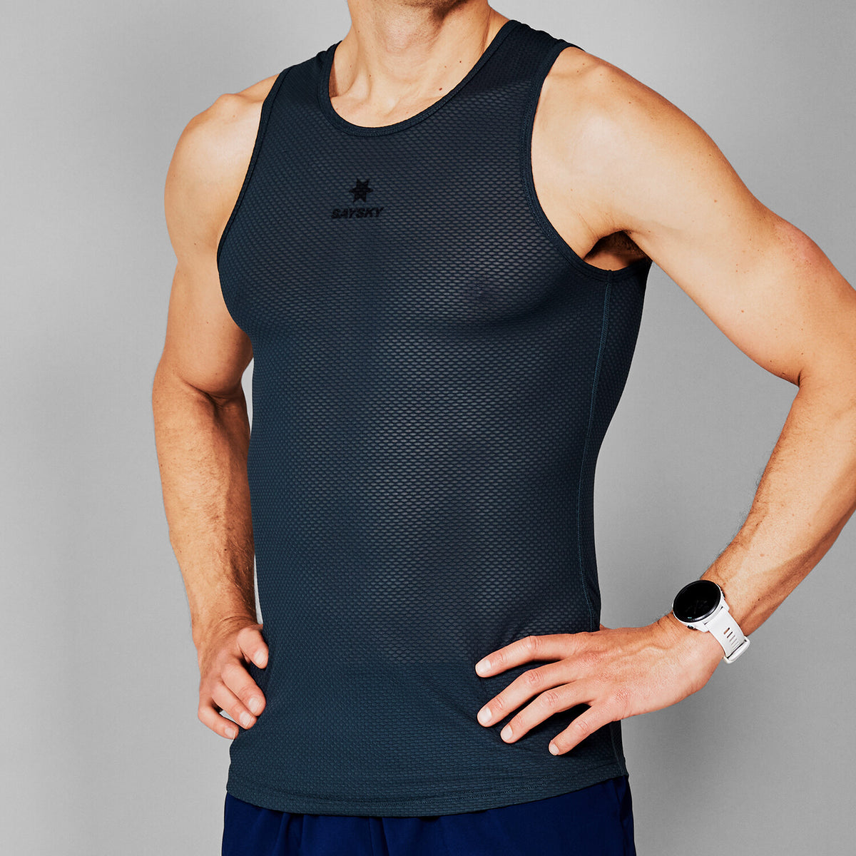 Saysky Mesh Base Layer Singlet Grau 601 XMRBL31C601