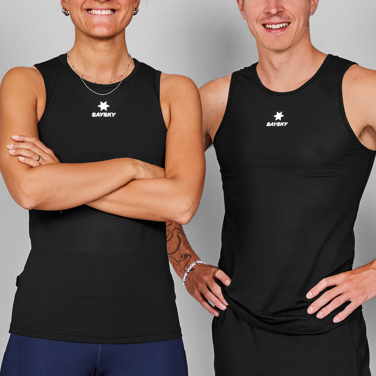 Saysky Mesh Base Layer Singlet Schwarz 901 XMRBL31C901