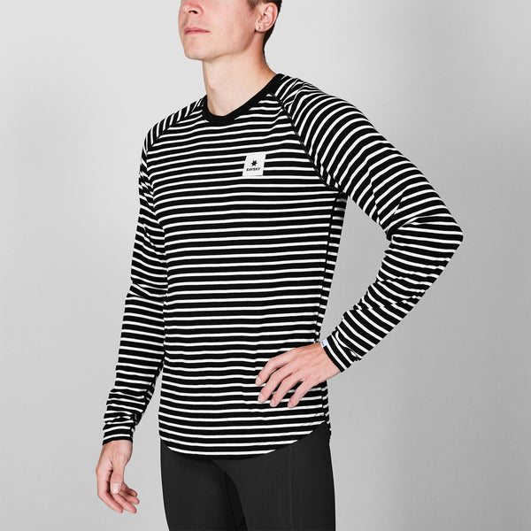 Saysky Merino 165 Base Layer Longsleeve Stripes 002 XMRLS40C002