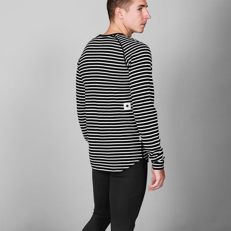 Saysky Merino 165 Base Layer Longsleeve Stripes 002 XMRLS40C002