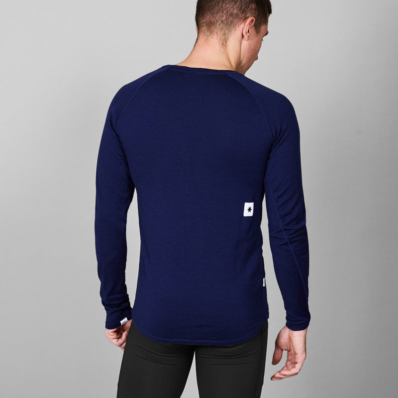 Saysky Merino 165 Base Layer Longsleeve Blau 201 XMRLS40C201
