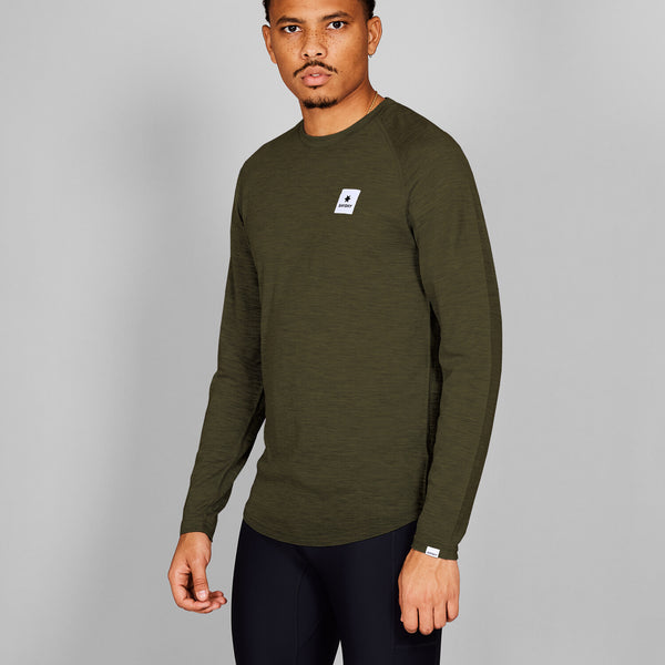 Saysky Merino 165 Base Layer Longsleeve Grün 3001 XMRLS40C3001
