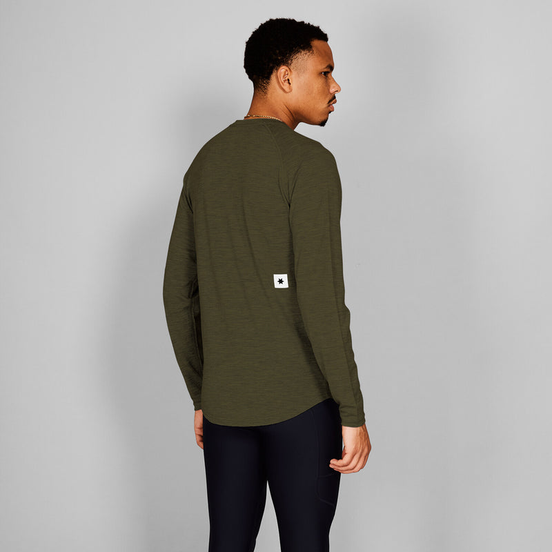 Saysky Merino 165 Base Layer Longsleeve Grün 3001 XMRLS40C3001