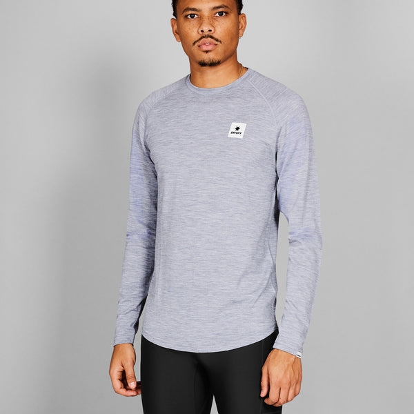 Saysky Merino 165 Base Layer Longsleeve Grau 6004 XMRLS40C6004