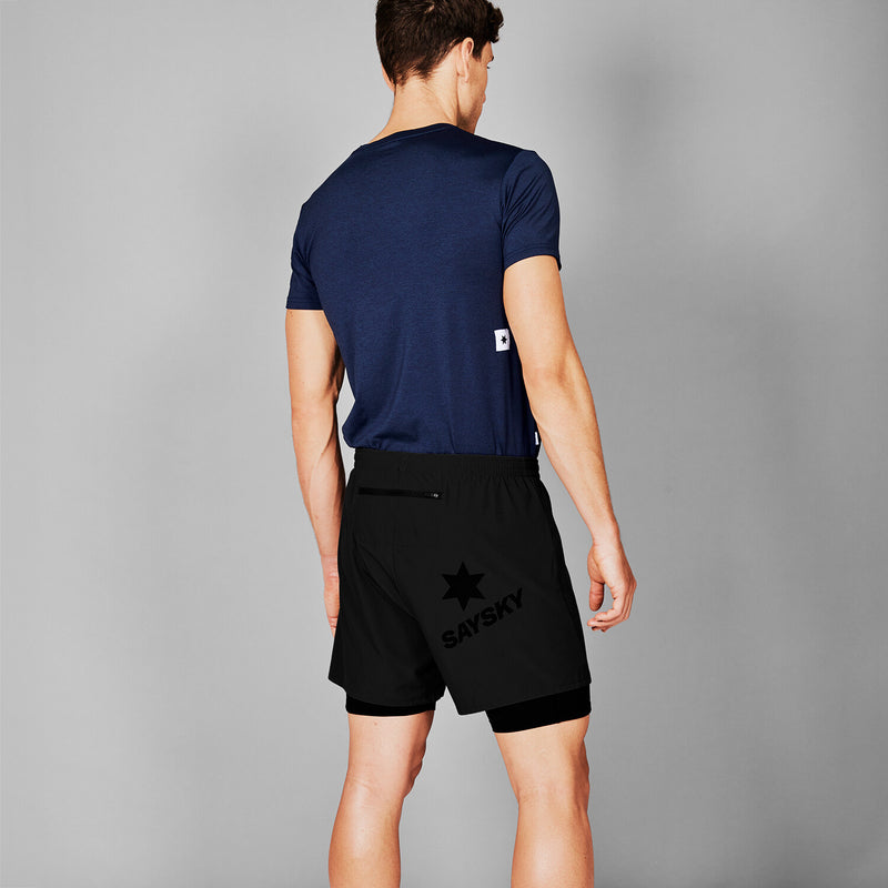 Saysky 2 in 1 Pace Shorts 5'' Schwarz 901 XMRSH20C901