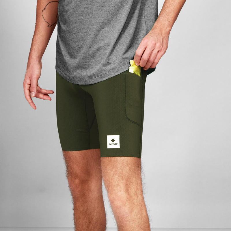 Saysky Combat+ Short Tights 9'' Grün 301 XMRST31C301