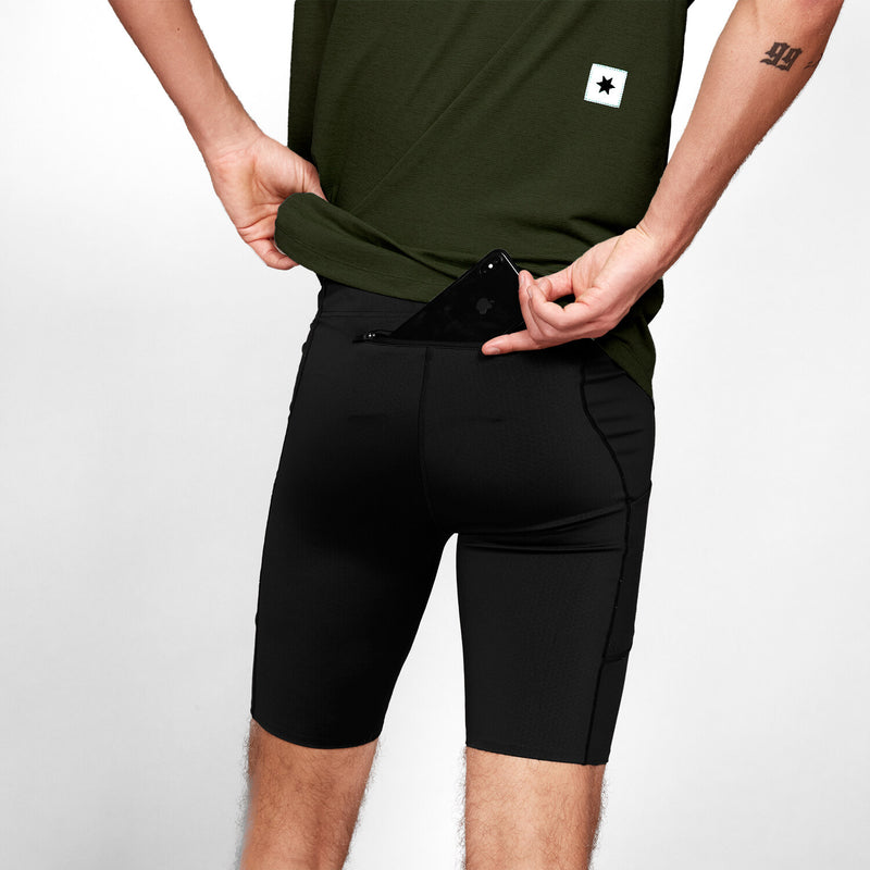Saysky Combat+ Short Tights 9'' Schwarz 901 XMRST31C901